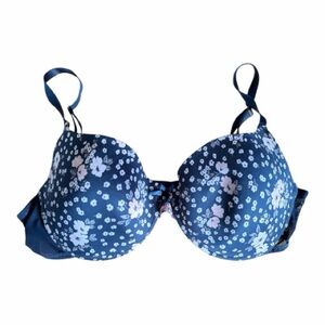 Marilyn Monroe Blue Floral Bra Size 42D